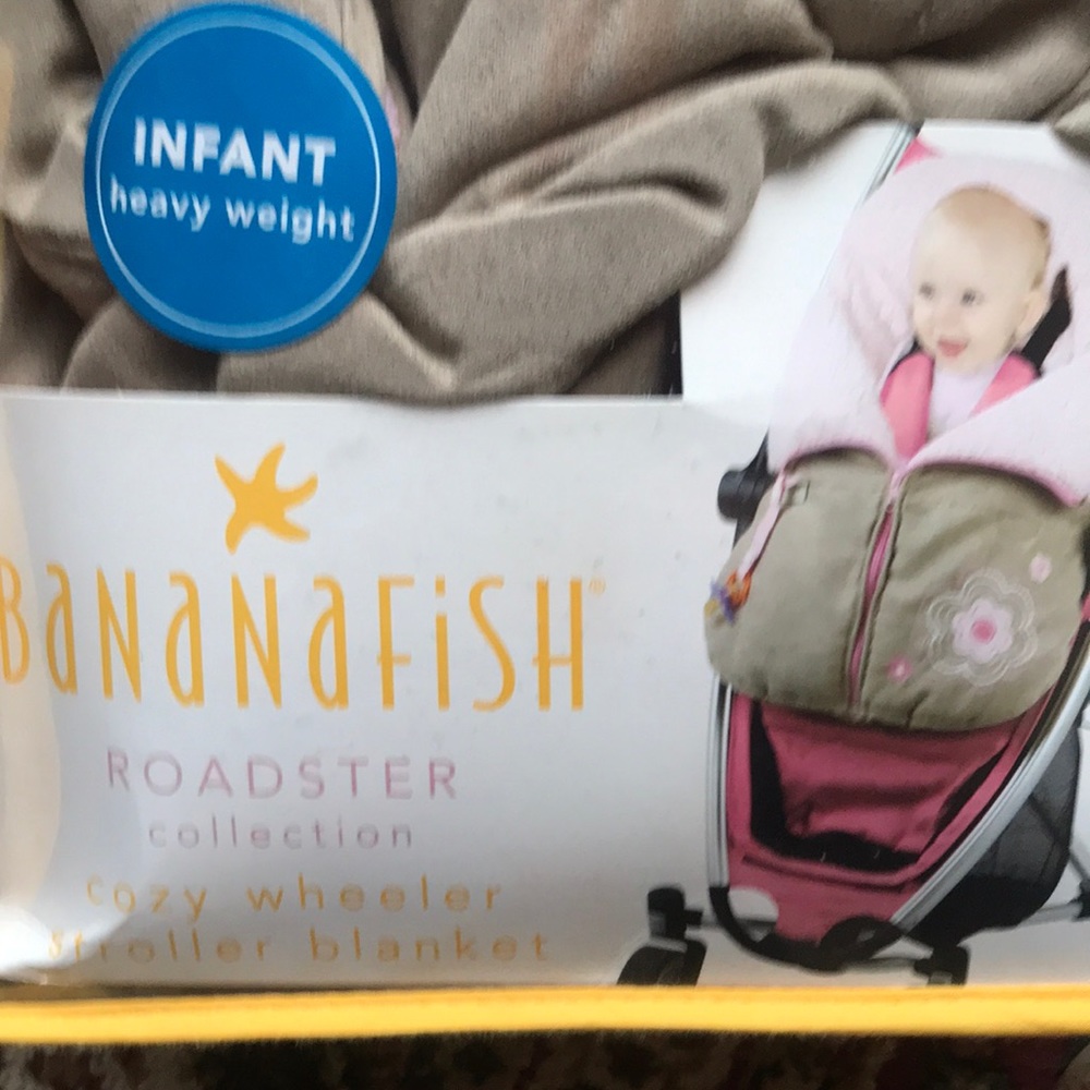 Bananafish stroller blanket